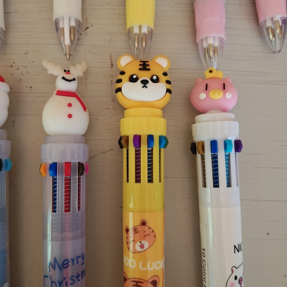 Lot‎ of 13 4 and 10 Color Character Pens Multicolor ZC4 - Picture 4 of 6